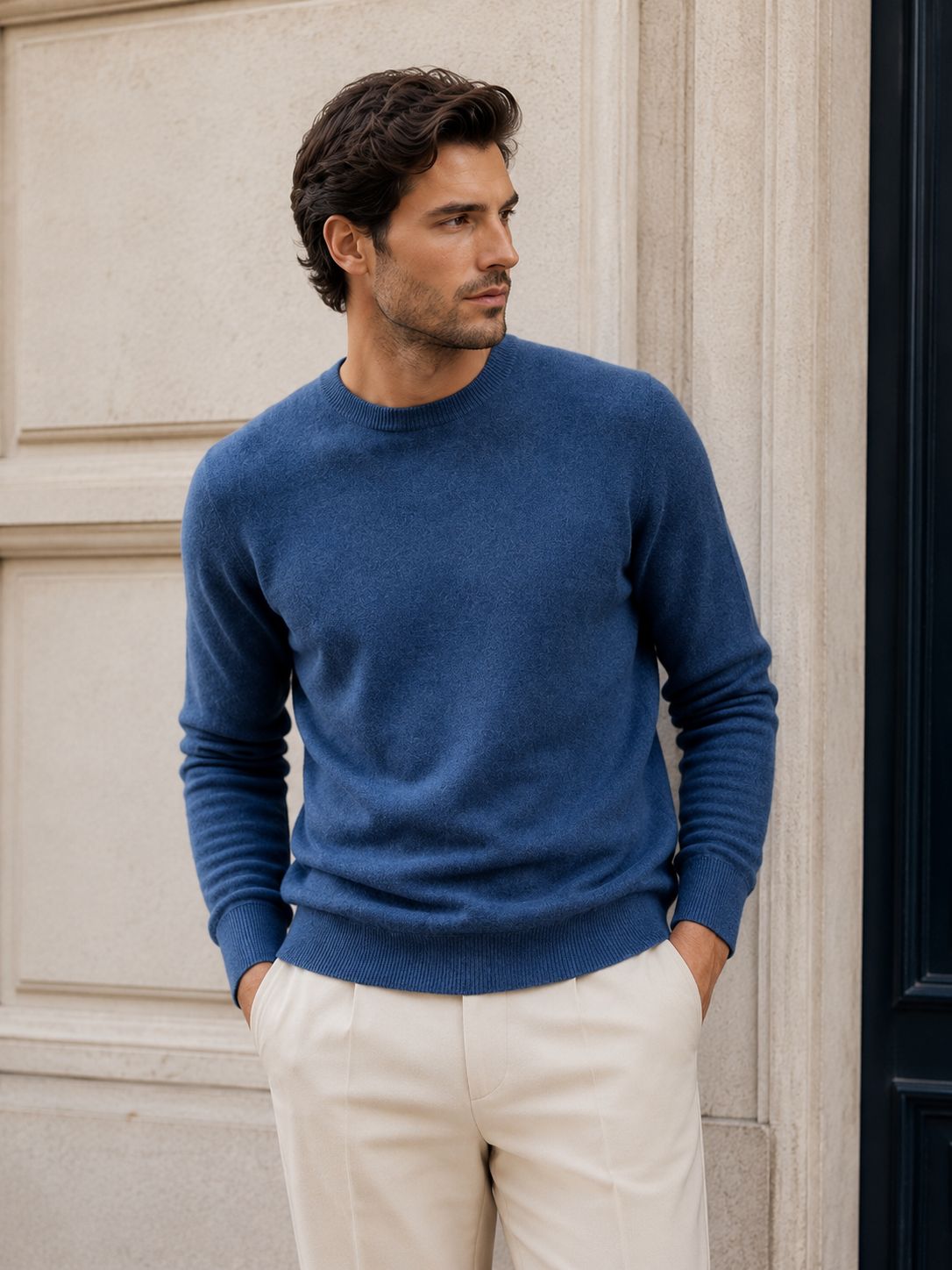 Pull cachemire homme