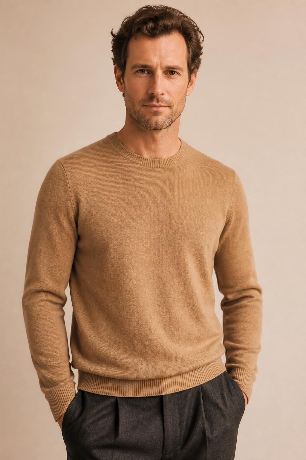 Pull cachemire homme